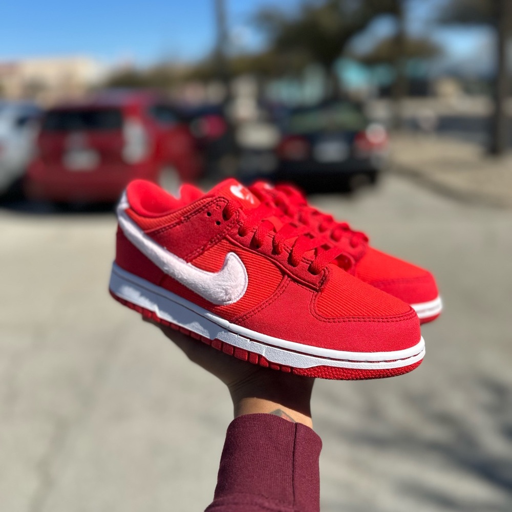 Valentine’s Day dunks 2024 
Red Sneakers with White Swoosh

Brand new with box